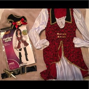 Girls captain cutie costume